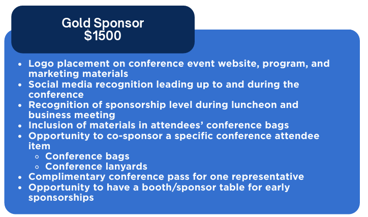 Gold Sponsorship